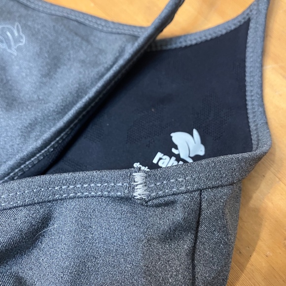 Rabbit Strappy Pocket Bra - Grey, Size S - Picture 4 of 7
